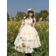 Miss Point Forest Picture Book 3.0 Lantern Sleeve Short and Long Sleeve OP(Reservation/3 Colours/Full Payment Without Shipping)